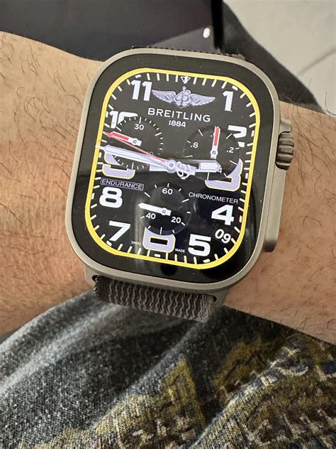 big face breitling watches|Breitling smartwatch face.